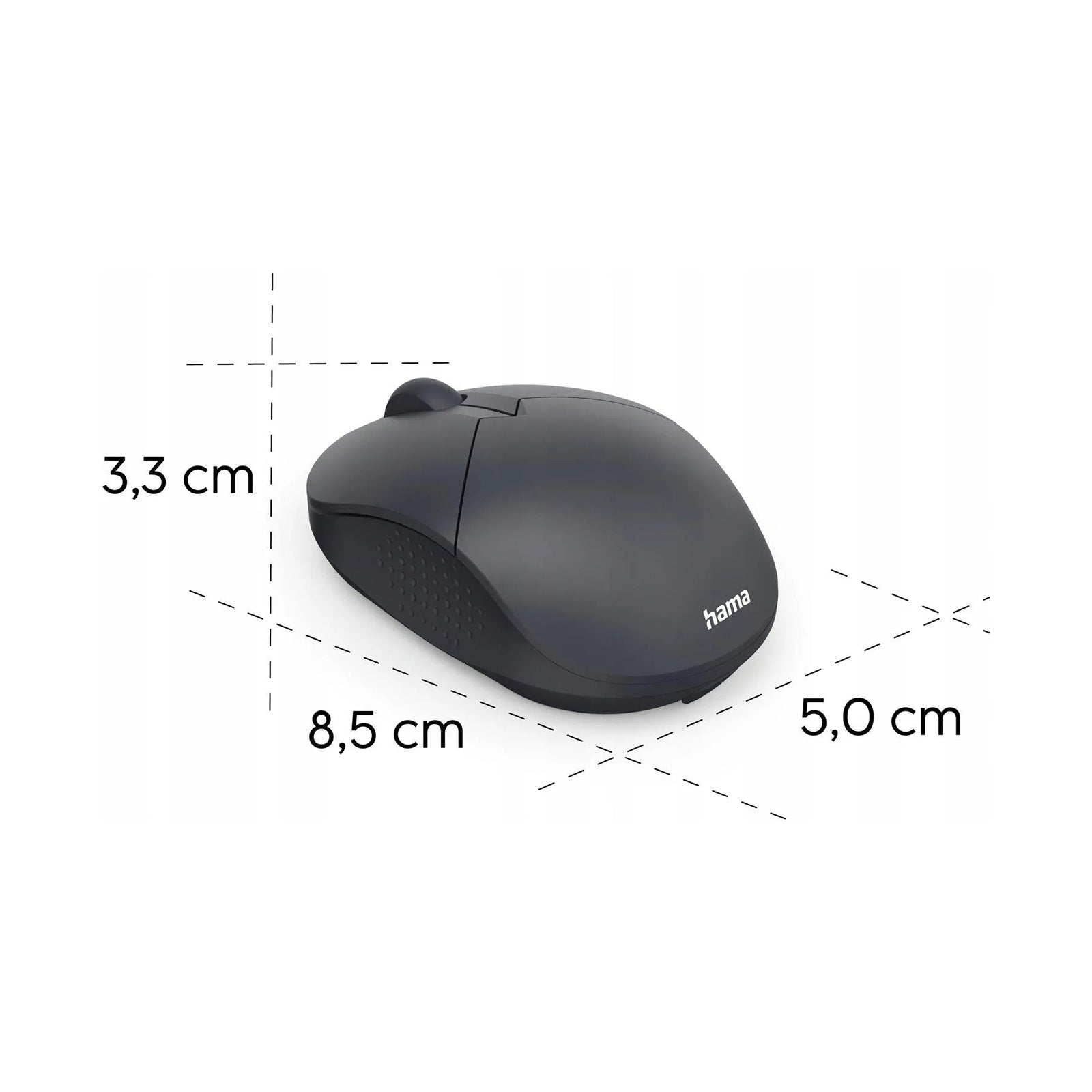HAMA 173076 WM-150 Mini Wireless Mouse, Optical, Blk